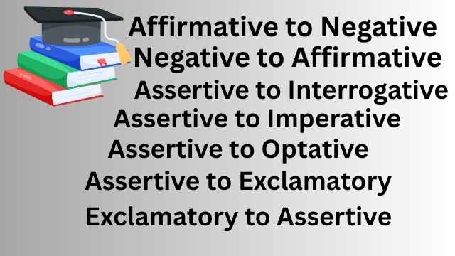 Transformation of sentence