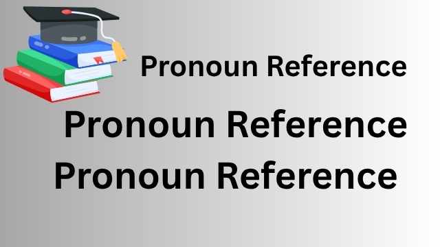 Pronoun reference